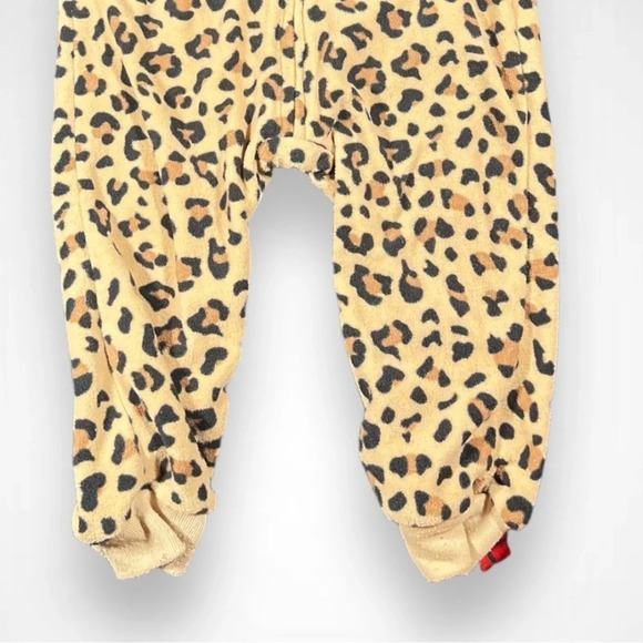 4/$20 Carter’s Fleece Cheetah Print  Sleeper/Footie - Picture 3 of 4